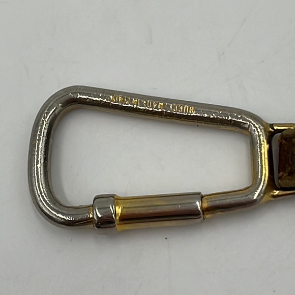 Authentic OLD GUCCI Interlocking G Tag Plate Key Ring Charm - Picture 6 of 15